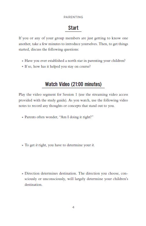 Parenting Bible Study Guide plus Streaming Video: Getting It Right