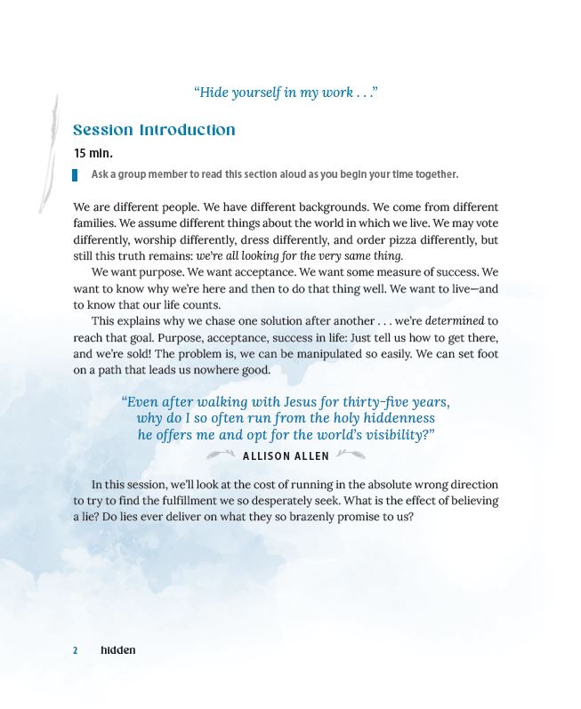 Hidden Bible Study Guide plus Streaming Video: Finding Delight in Your Life with Christ