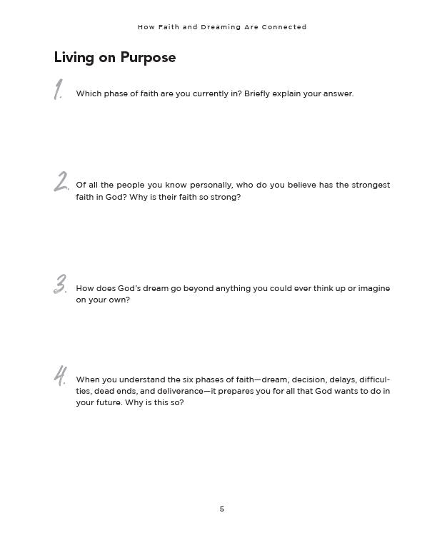 Created to Dream Bible Study Guide plus Streaming Video: The 6 Phases God Uses to Grow Your Faith