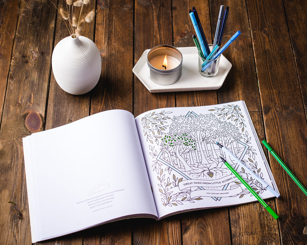 Morning Has Broken: An Inspirational Coloring Book Celebrating God's Creation