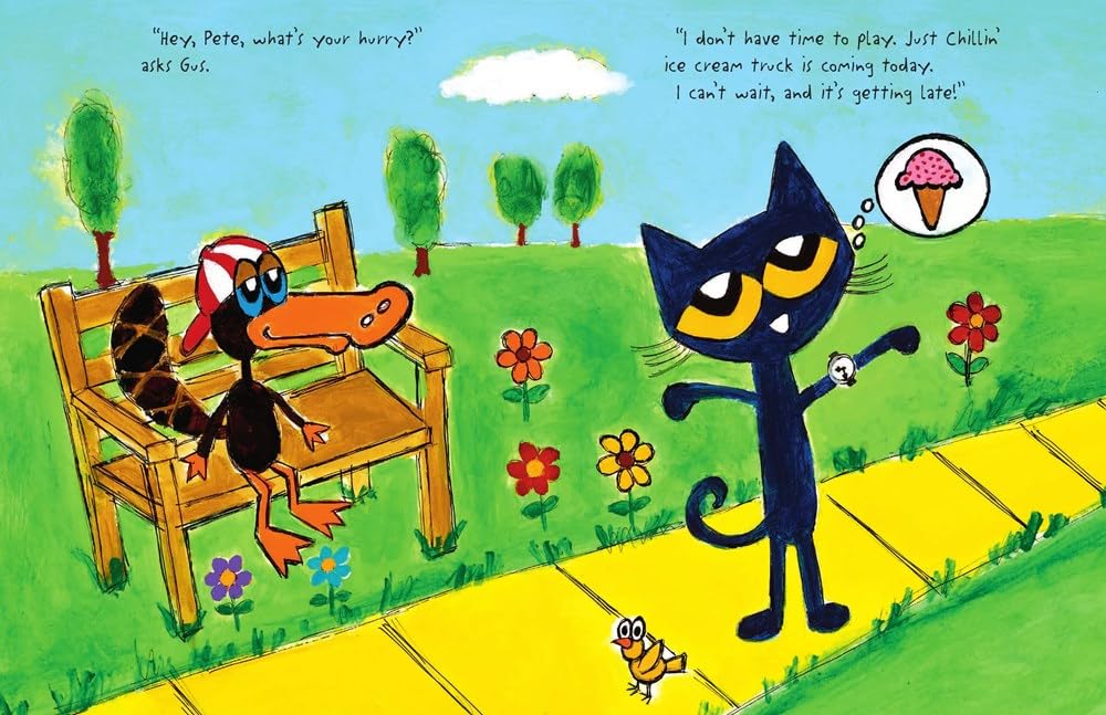 Pete the Cat Screams for Ice Cream!