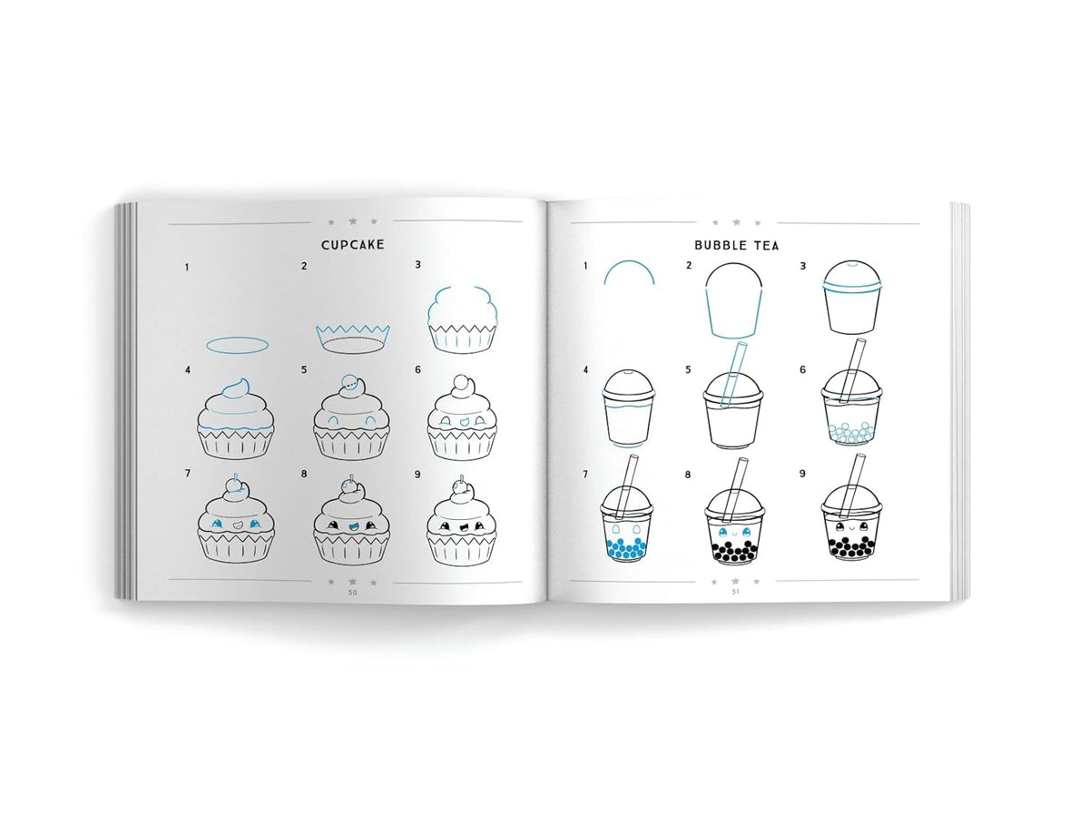 How to Draw Kawaii For Kids: Learn to Draw Cute Creatures, Mythical Monsters & Friends