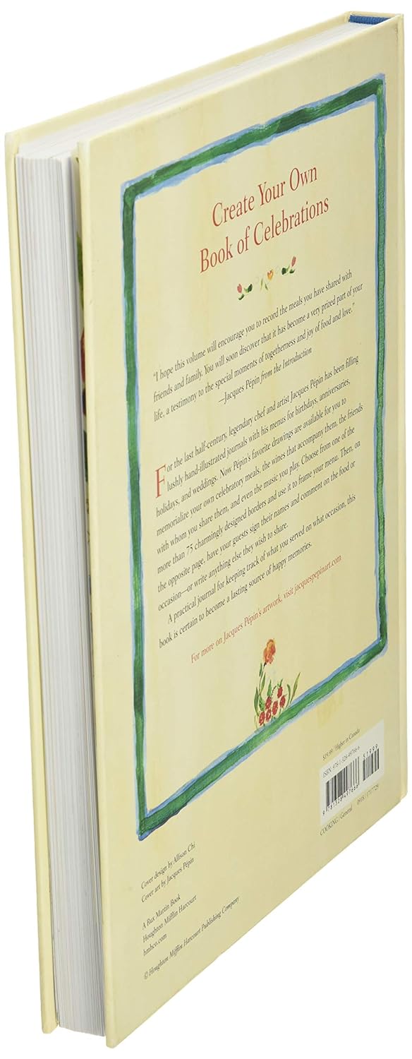 Menus: A Book for Your Meals and Memories