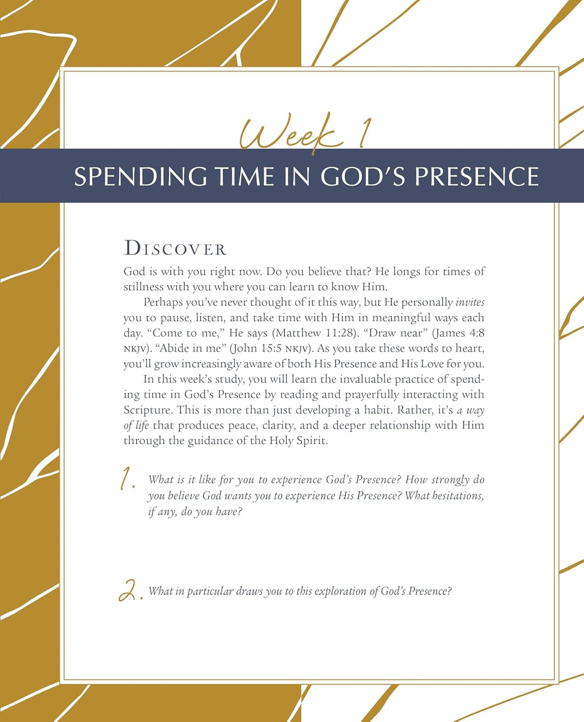 Jesus Calling 52-Week Bible Study: Experience the Presence of God