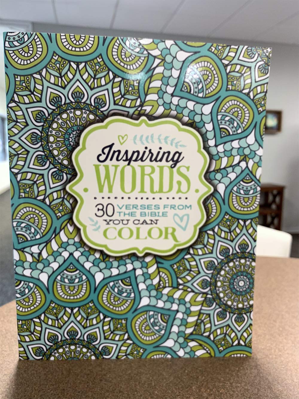 Inspiring Words Coloring Book: 30 Verses from the Bible You Can Color