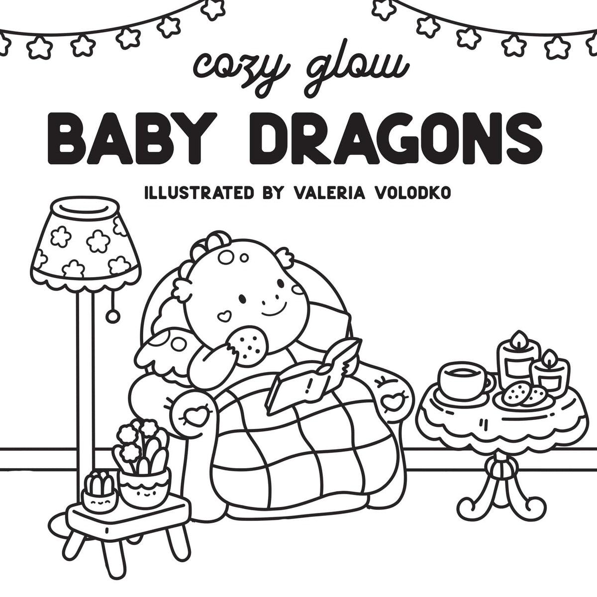 Baby Dragons: Coloring Book Featuring Glow-in-the-Dark Ink!