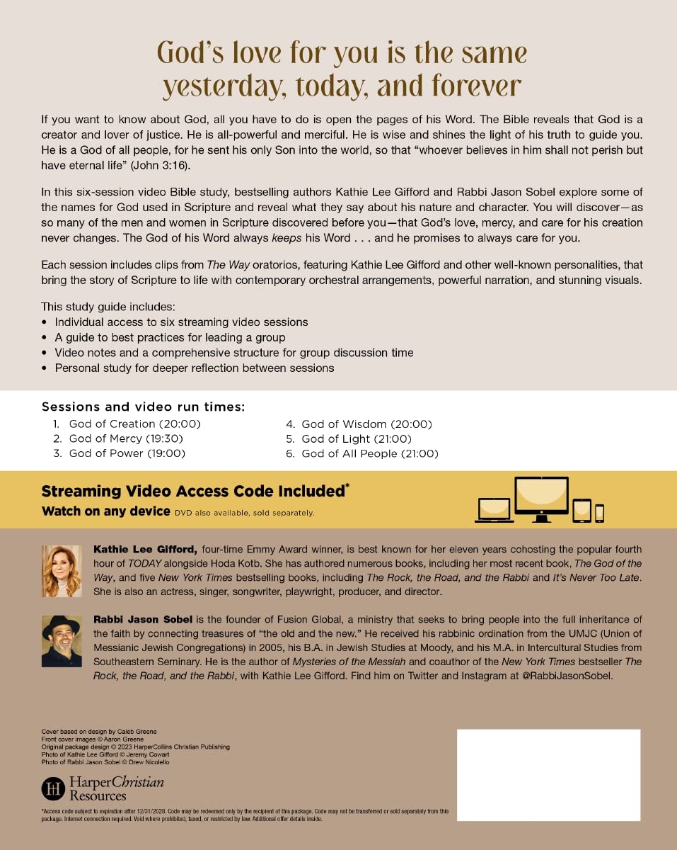 The God of His Word Bible Study Guide plus Streaming Video