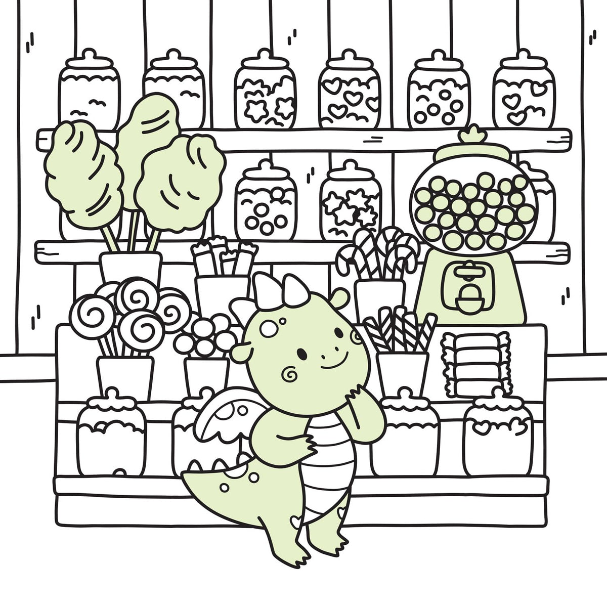 Baby Dragons: Coloring Book Featuring Glow-in-the-Dark Ink!