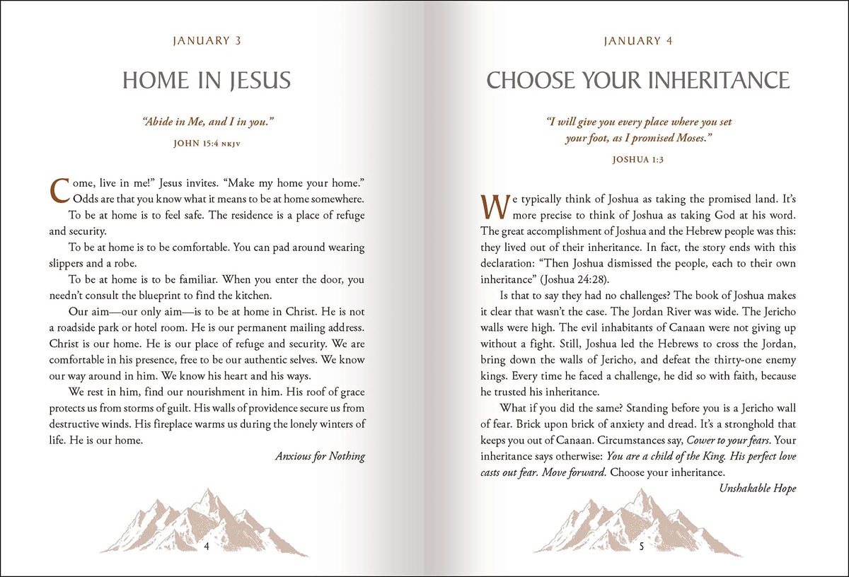 You Can Count on God: 365 Daily Devotions for Hope and Peace (A One-Year Devotional) – The Perfect Christian Gift for Women and Men