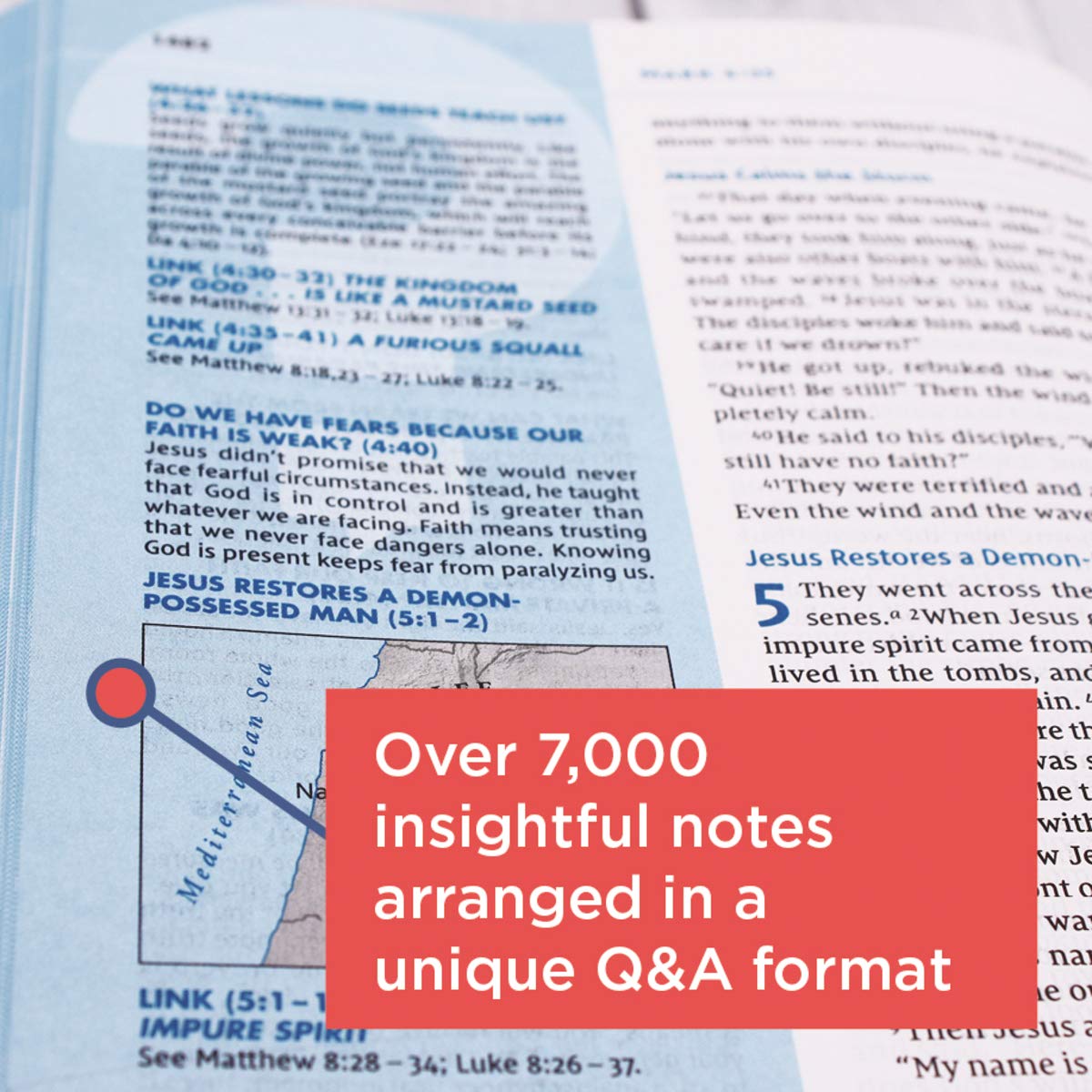 NIV, Quest Study Bible, Comfort Print: The Only Q and A Study Bible