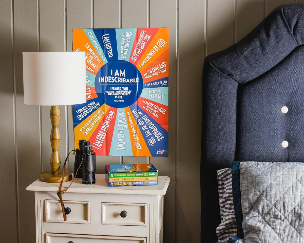 Indescribable Kids Box Set with Poster (Indescribable, How Great Is Our God, The Wonder of Creation): Includes 3 Devotionals About God and Science!