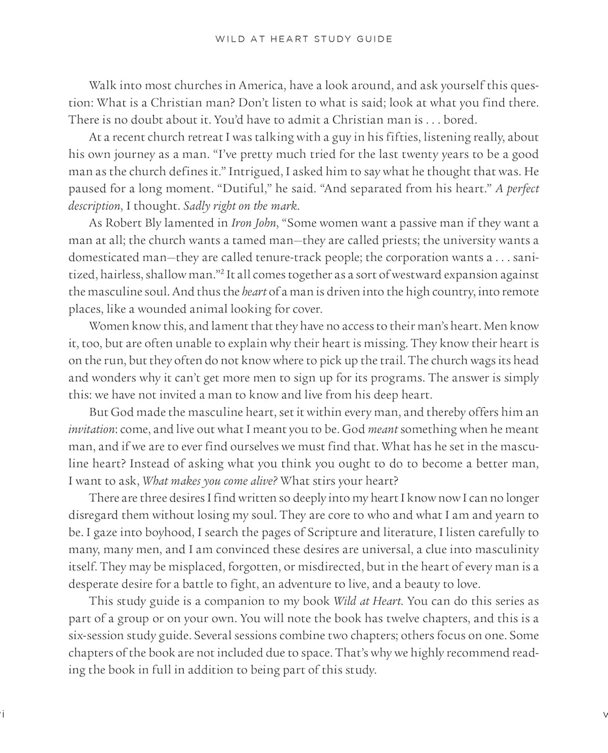 Wild at Heart Study Guide plus Streaming Video, Updated Edition: Discovering the Secret of a Man's Soul