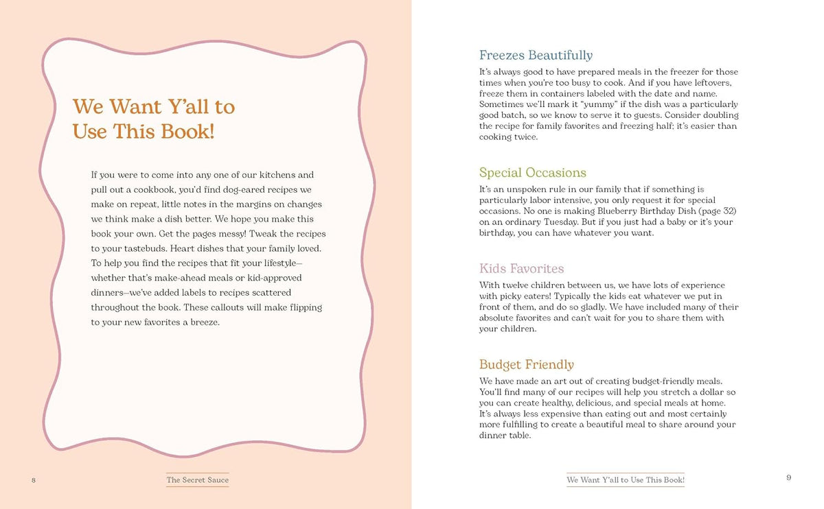 The Secret Sauce: A Family Cookbook Seasoned with Love