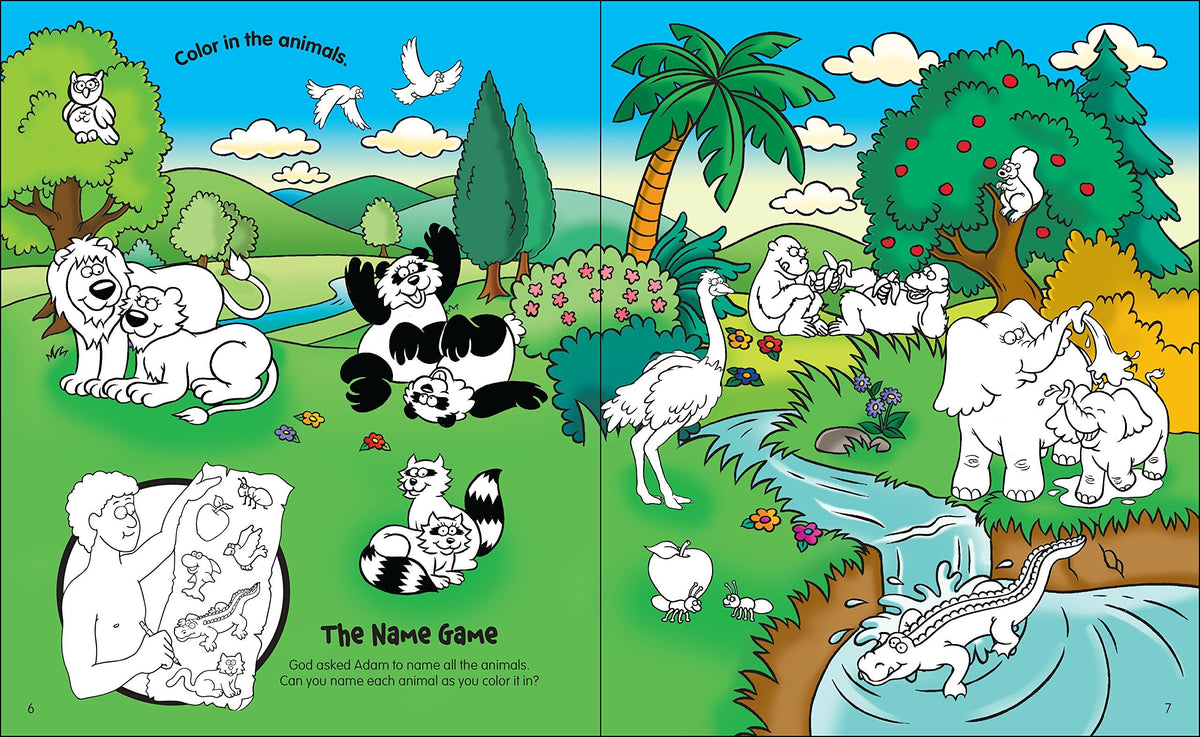 The Beginner's Bible Wild About Creation Sticker and Activity Book
