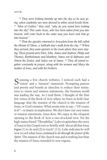 Acts: Participating Together in God’s Mission