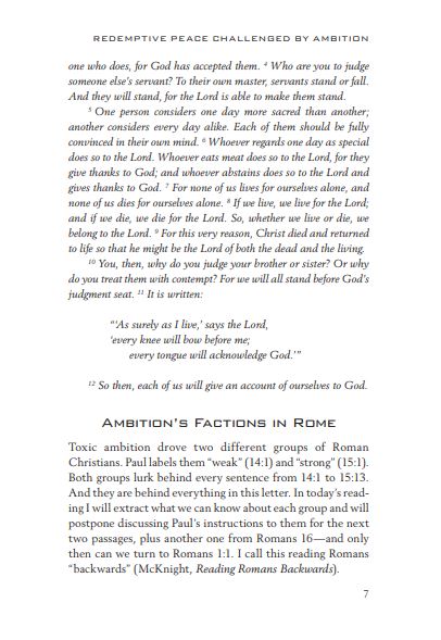 Romans: Experiencing Peace Together in a Chaotic World