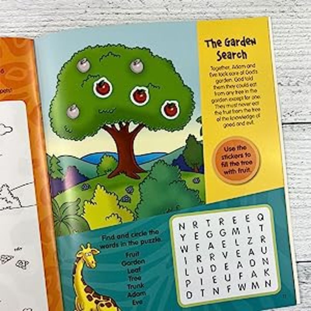 The Beginner's Bible Animals of the Bible Sticker and Activity Book