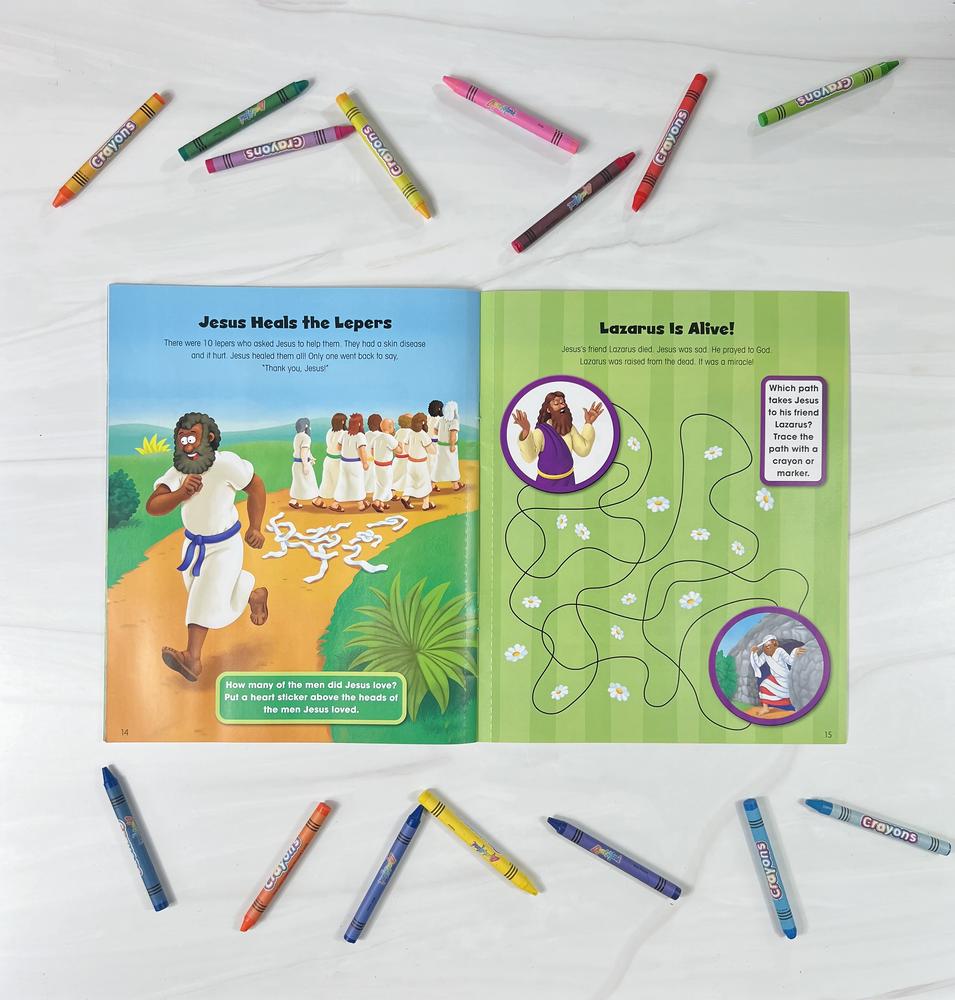 The Beginner's Bible Amazing Miracles of the Bible Sticker and Activity Book