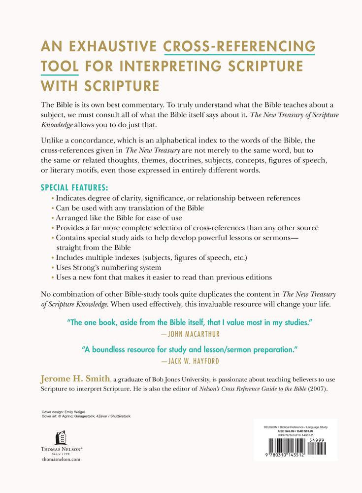 The New Treasury of Scripture Knowledge: An easy-to-use one-volume library for Bible study and lesson preparation