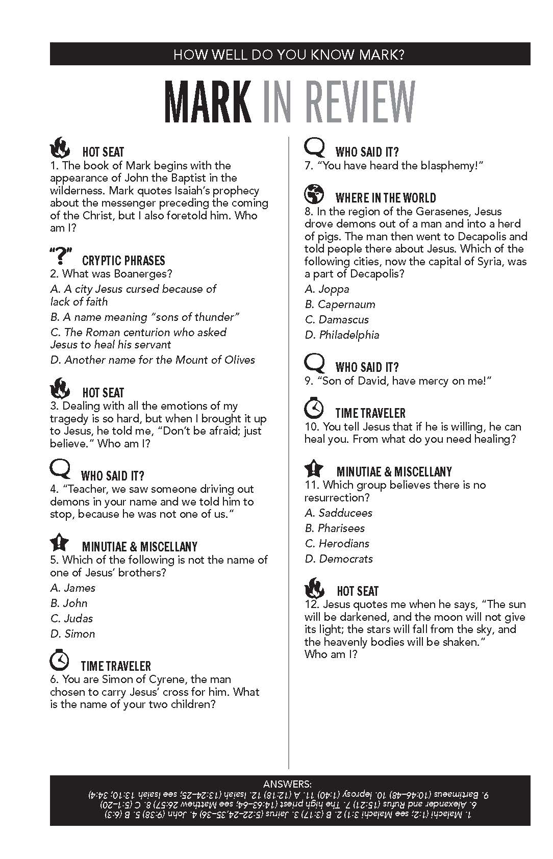 1,000 Trivia Facts About the Bible