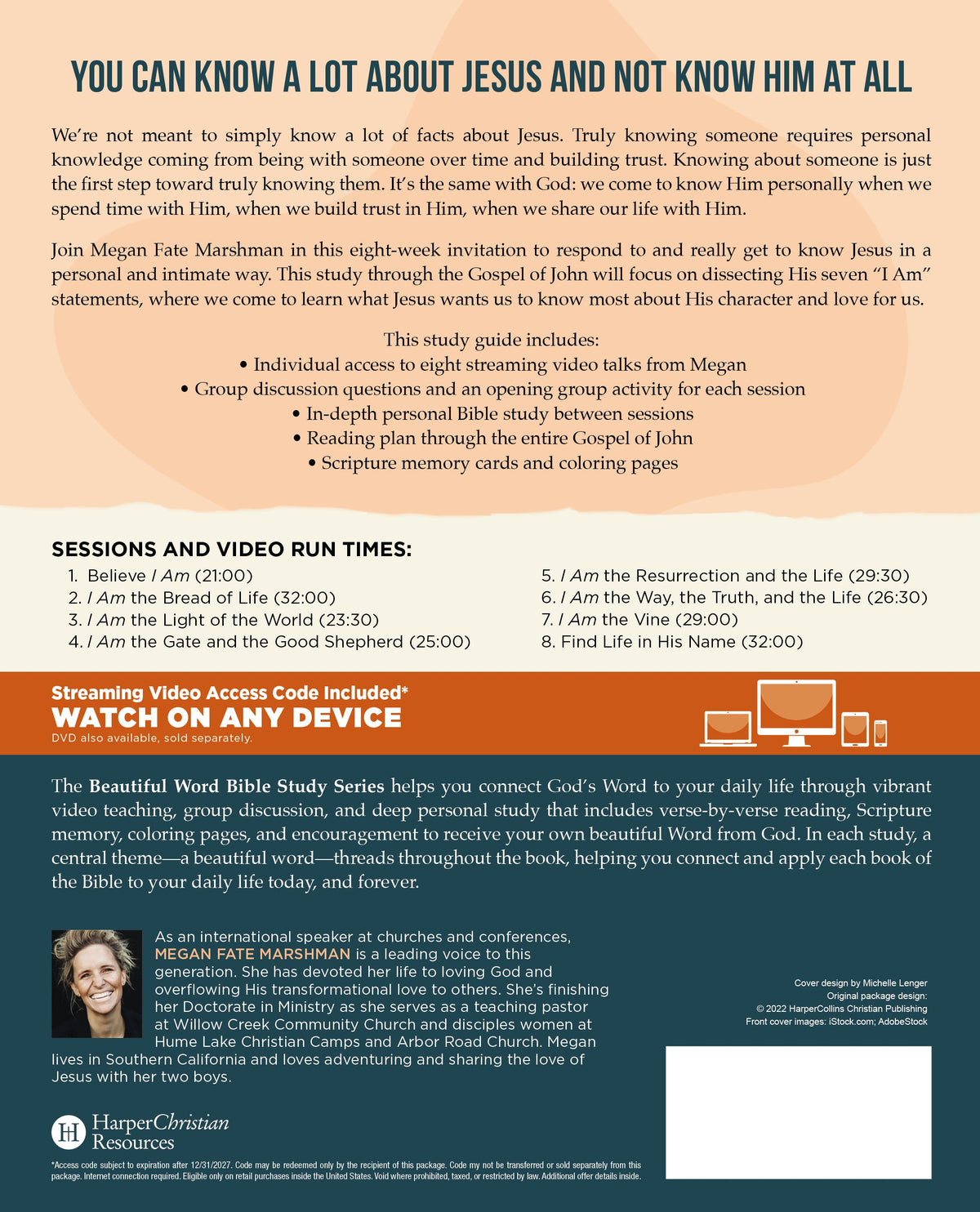 John Bible Study Guide plus Streaming Video: Believe I Am