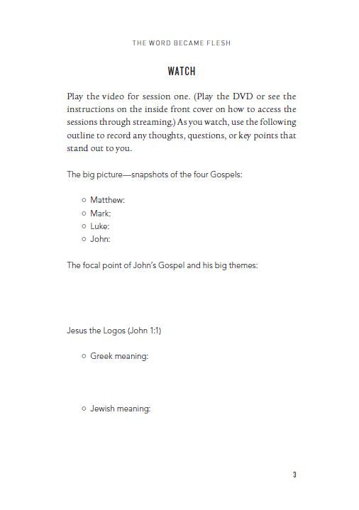 John Bible Study Guide plus Streaming Video: Life in His Name