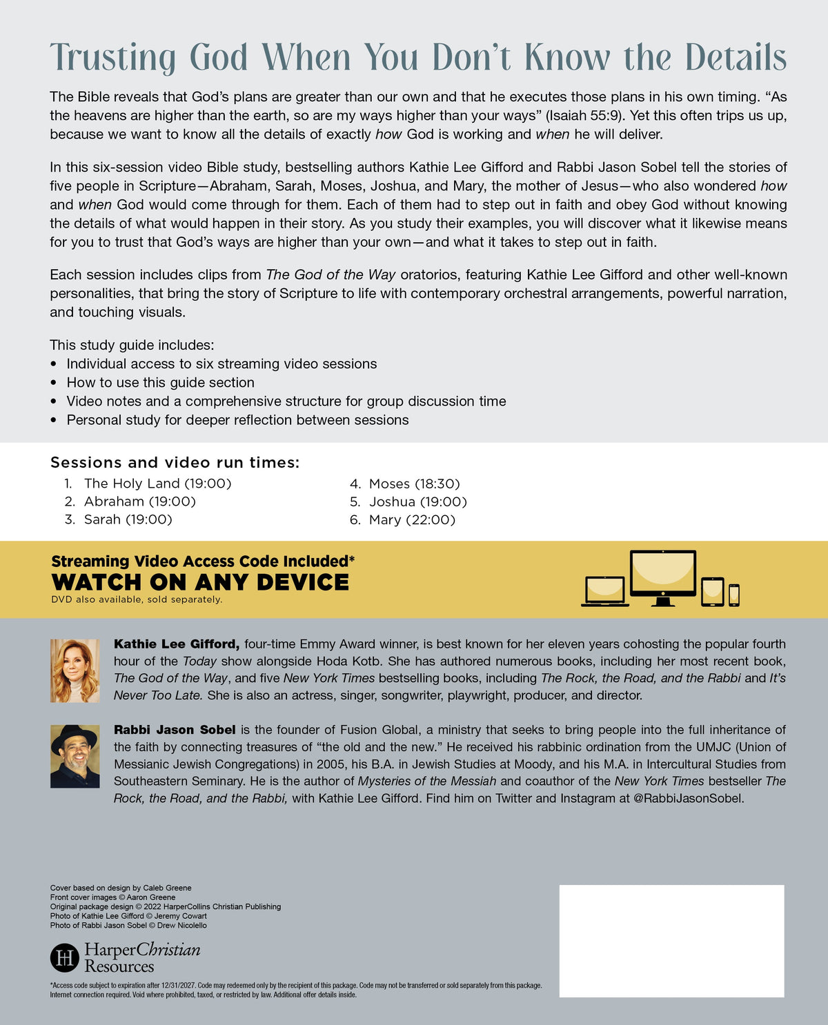 The God of the How and When Bible Study Guide plus Streaming Video