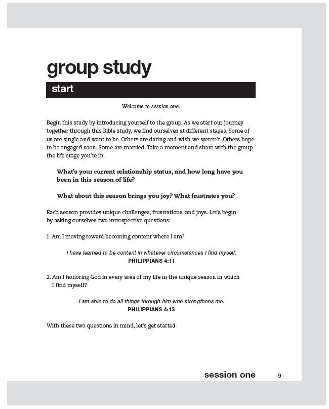 Single, Dating, Engaged, Married Bible Study Guide plus Streaming Video: Navigating Life + Love in the Modern Age