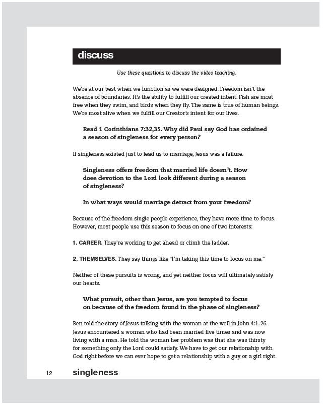 Single, Dating, Engaged, Married Bible Study Guide plus Streaming Video: Navigating Life + Love in the Modern Age