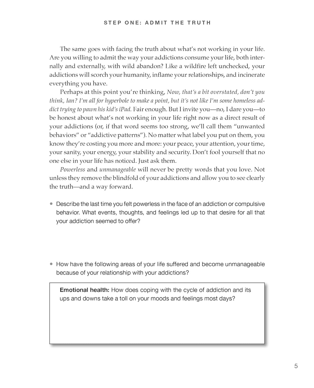 The Fix Workbook: How the Twelve Steps Offer a Surprising Path of Transformation for the Well-Adjusted, the Down-and-Out, and Everyone in Between