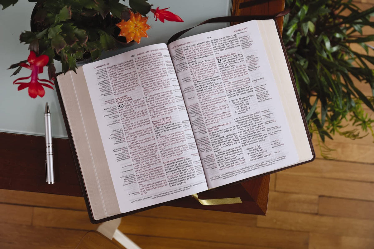 NKJV, Thompson Chain-Reference Bible, Large Print, Red Letter, Comfort Print