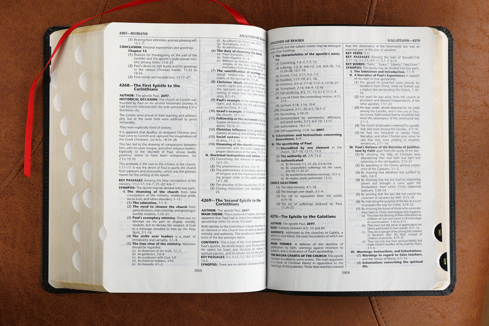 NASB, Thompson Chain-Reference Bible, Red Letter Edition, 1977 Text