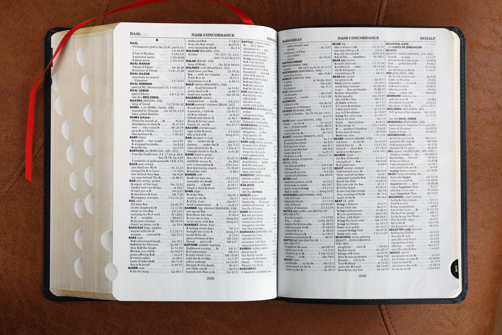 NASB, Thompson Chain-Reference Bible, Red Letter Edition, 1977 Text