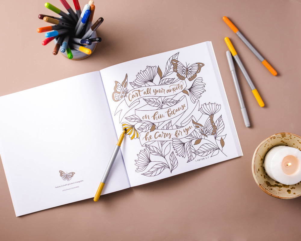 New Mercies I See: An Inspirational Coloring Book to Reduce Anxiety and Grow Your Faith
