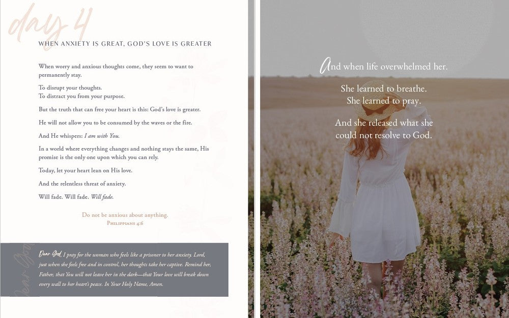 One Prayer Away: Healing Words to Speak Over Your Day - 90 Daily Devotions for Christian Women – The Perfect Devotional Gift for Mom