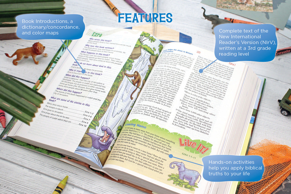 NIrV, Adventure Bible for Early Readers, Full Color Interior