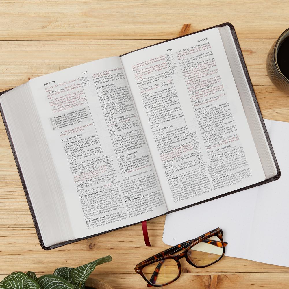 KJV, Life in the Spirit Study Bible, Red Letter Edition: Formerly Full Life Study