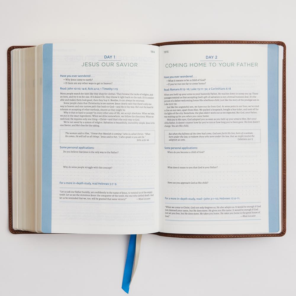 NIV, Lucado Encouraging Word Bible, Comfort Print: Holy Bible, New International Version