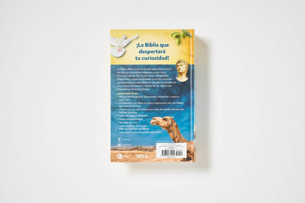 NBLA, Biblia visual de estudio para niños: Explora la Biblia: personajes, lugares e historia