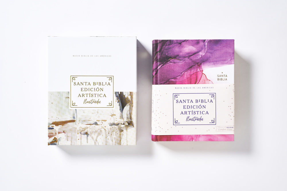 NBLA, Biblia Edición Artística Ilustrada, Palabras de Jesús en Rojo