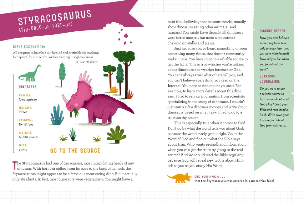 Dinosaur Devotions: 75 Dino Discoveries, Bible Truths, Fun Facts, and More!