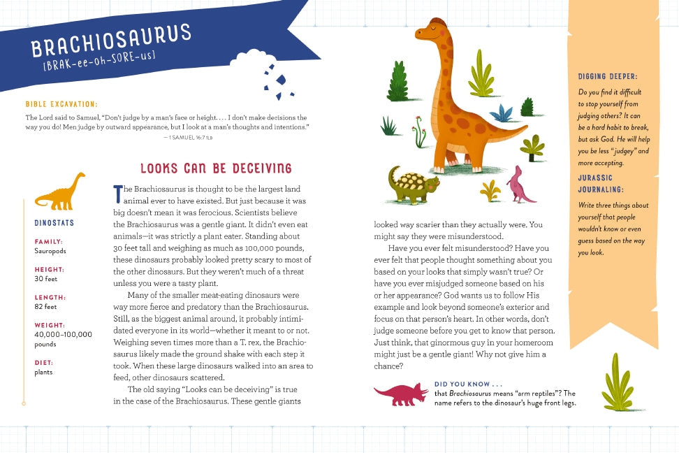 Dinosaur Devotions: 75 Dino Discoveries, Bible Truths, Fun Facts, and More!