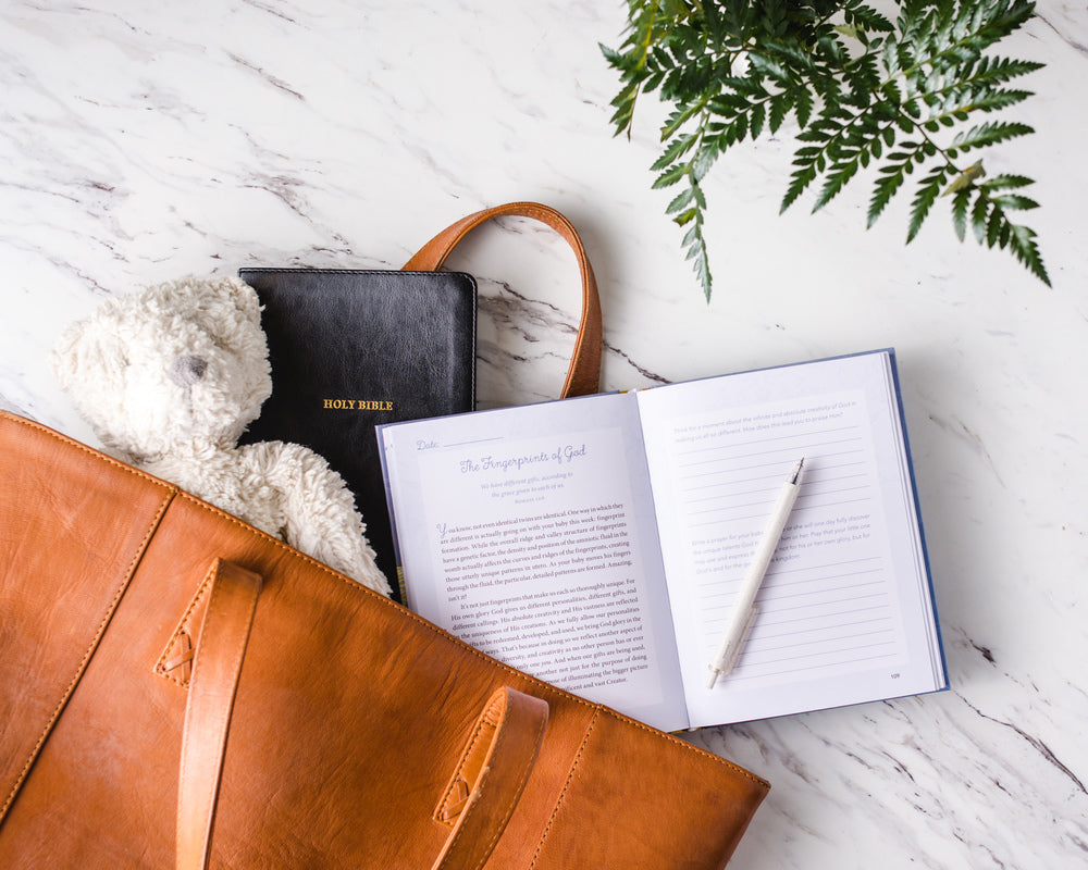 Waiting in Wonder: Growing in Faith While You're Expecting (A Pregnancy Memory Book, Devotional, and Journal) – The Perfect Christian Baby Shower Gift for Expectant Moms