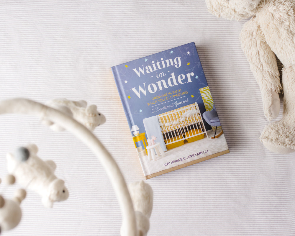 Waiting in Wonder: Growing in Faith While You're Expecting (A Pregnancy Memory Book, Devotional, and Journal) – The Perfect Christian Baby Shower Gift for Expectant Moms