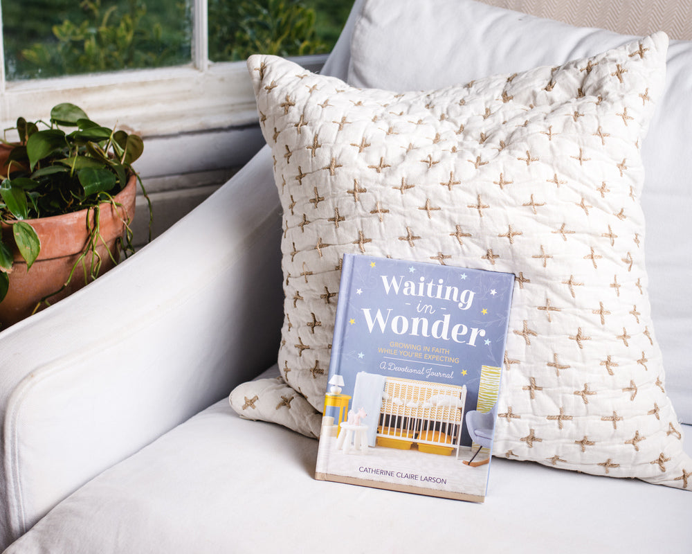 Waiting in Wonder: Growing in Faith While You're Expecting (A Pregnancy Memory Book, Devotional, and Journal) – The Perfect Christian Baby Shower Gift for Expectant Moms