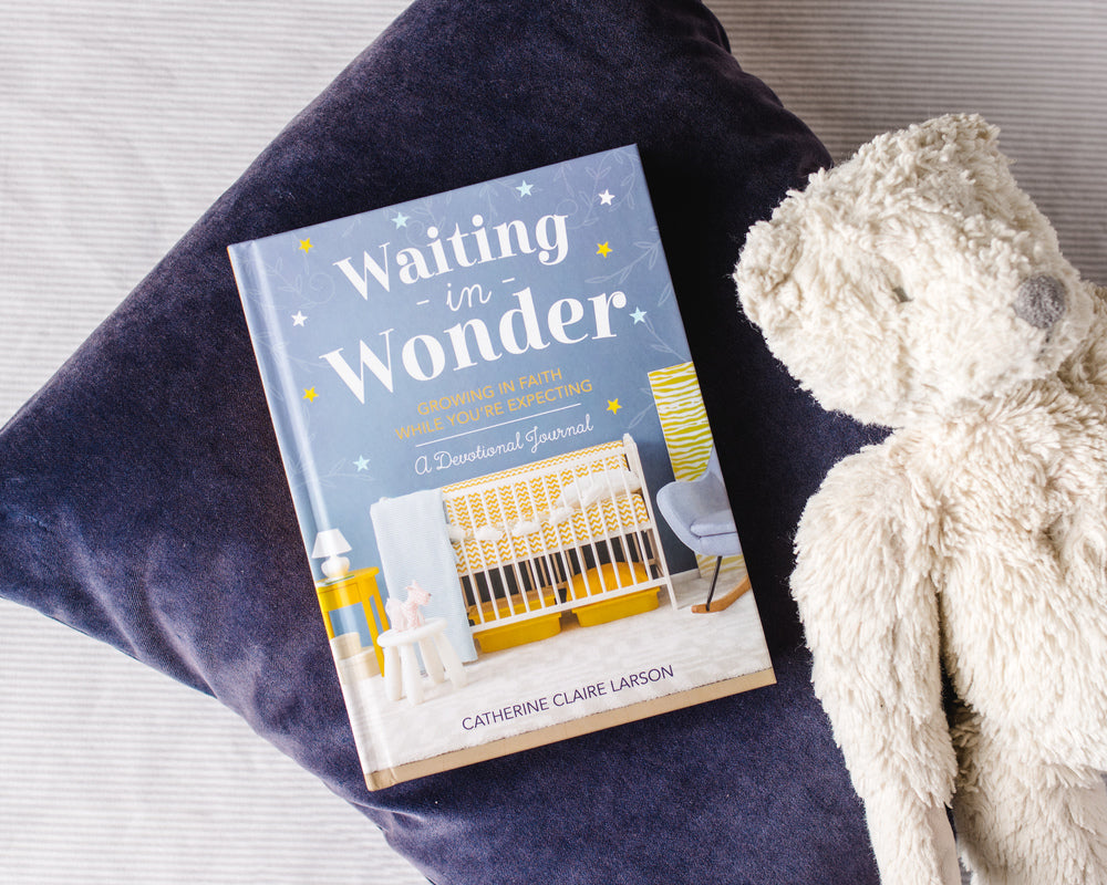 Waiting in Wonder: Growing in Faith While You're Expecting (A Pregnancy Memory Book, Devotional, and Journal) – The Perfect Christian Baby Shower Gift for Expectant Moms