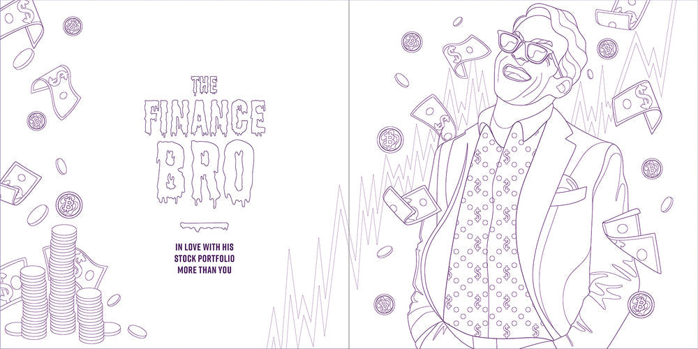 The Horrors of Dating: A Coloring Book