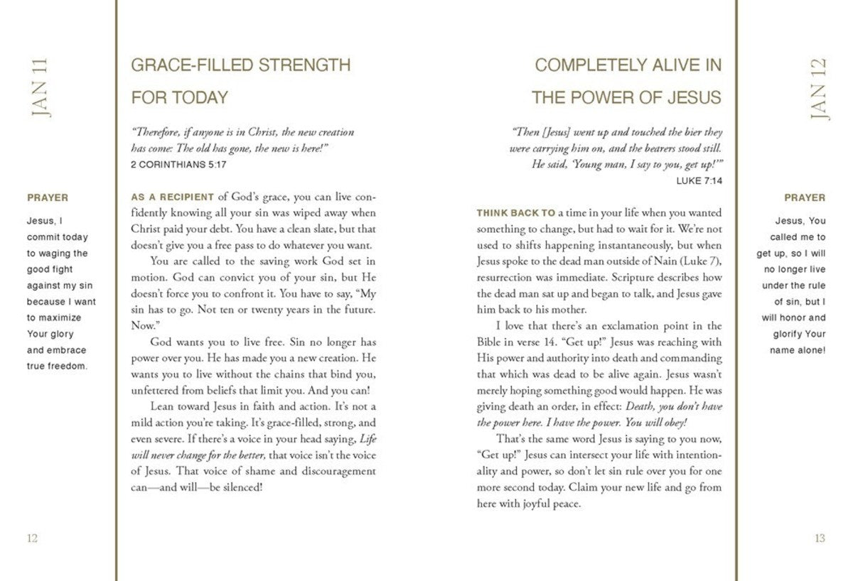 Grace and Glory: 365 Devotions for a Life Transformed by Jesus (A 365-Day Devotional)