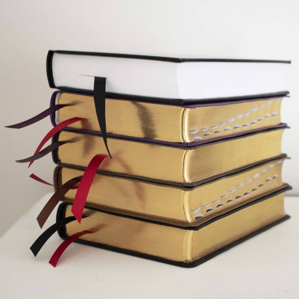 KJV, Compact Center-Column Reference Bible, Red Letter, Comfort Print