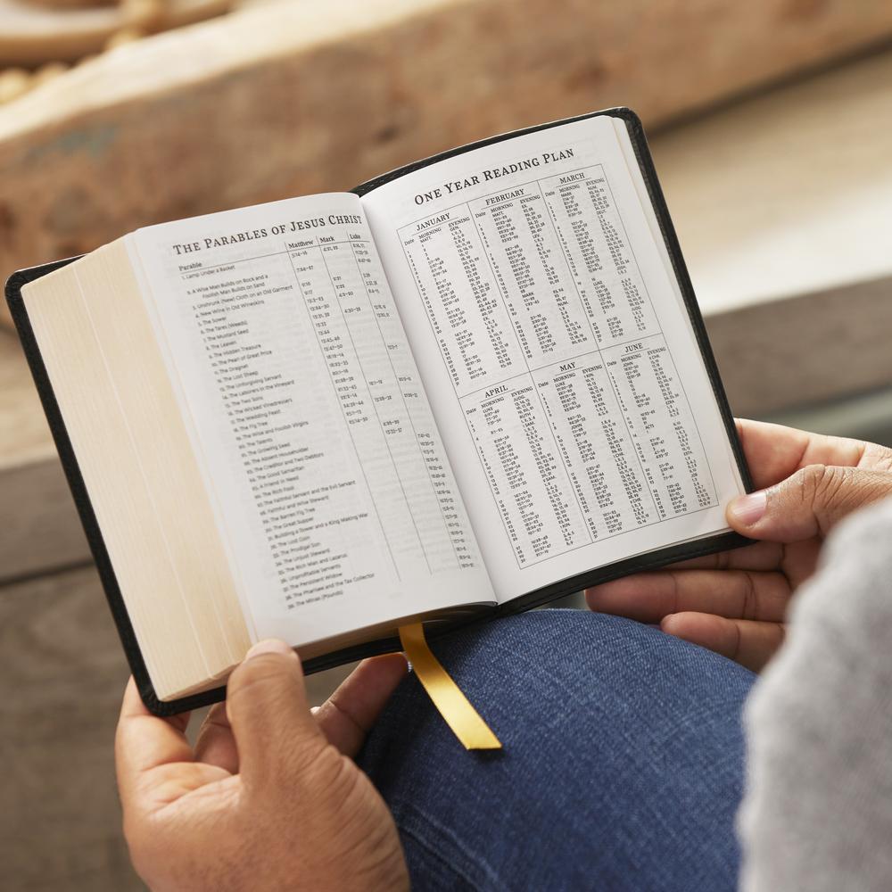 KJV Holy Bible, Compact Reference Bible, 43,000 Cross-References, Red Letter, Comfort Print
